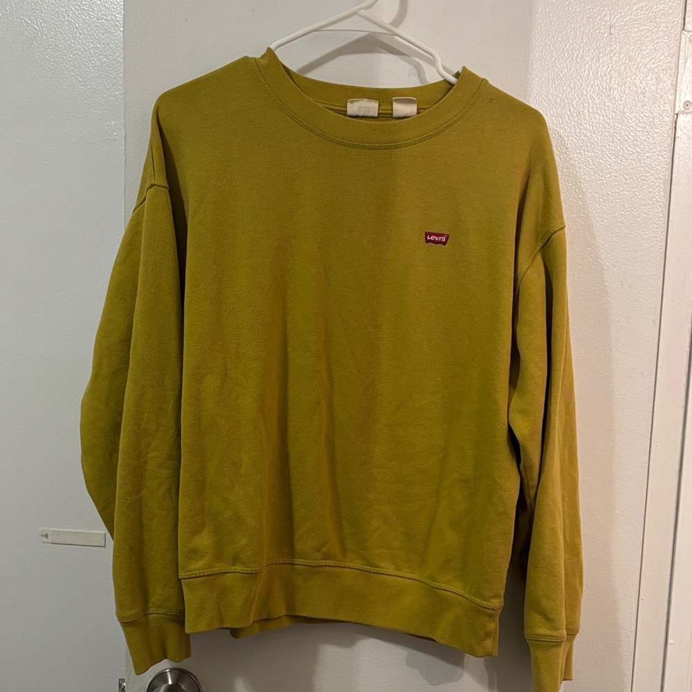 Levi's Women’s Olive/ Pea Soup Crewneck Sweater